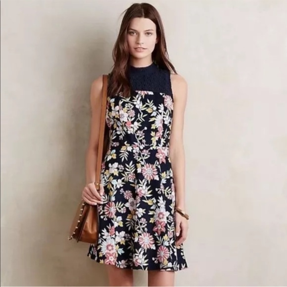 Anthropologie‎ Moulinette Soeurs Dress 0 Ashbury floral